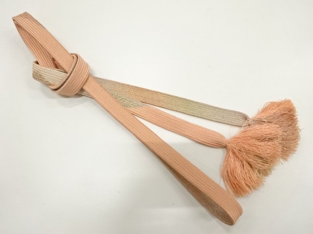 JAPANESE KIMONO / HAND-TIED OBIJIME